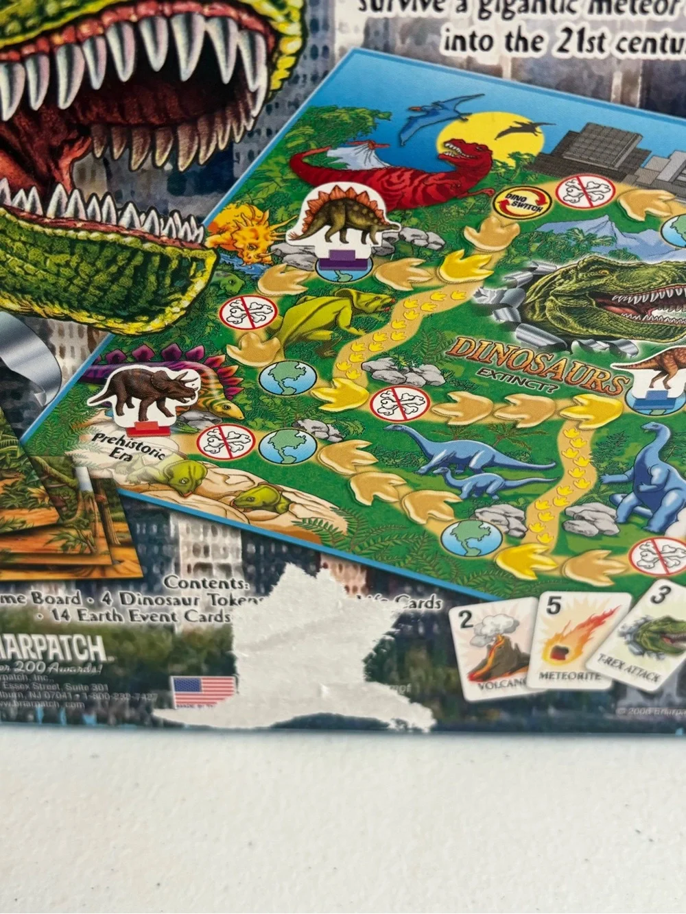 Dinosaurs Extinct? Game by Briarpatch Complete NO Extra Dinosaurs - Bones